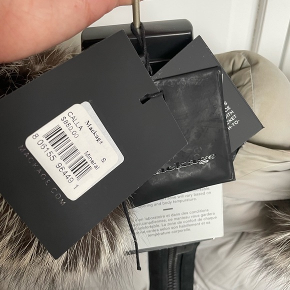 MACKAGE CALLA Coat, Mineral, EUC, Sz S - Picture 3 of 16